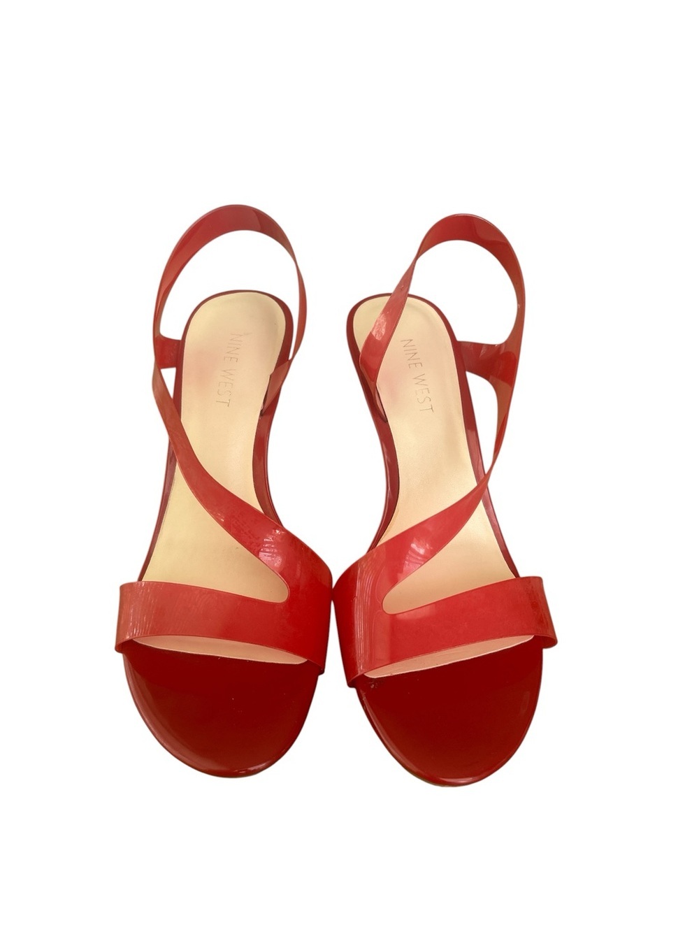 Nine West Red Jelly high heels Sandals